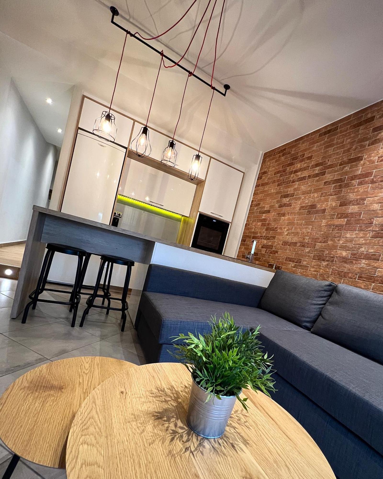 Apartamento 48 Downtown Lofts Néa Péramos Exterior foto