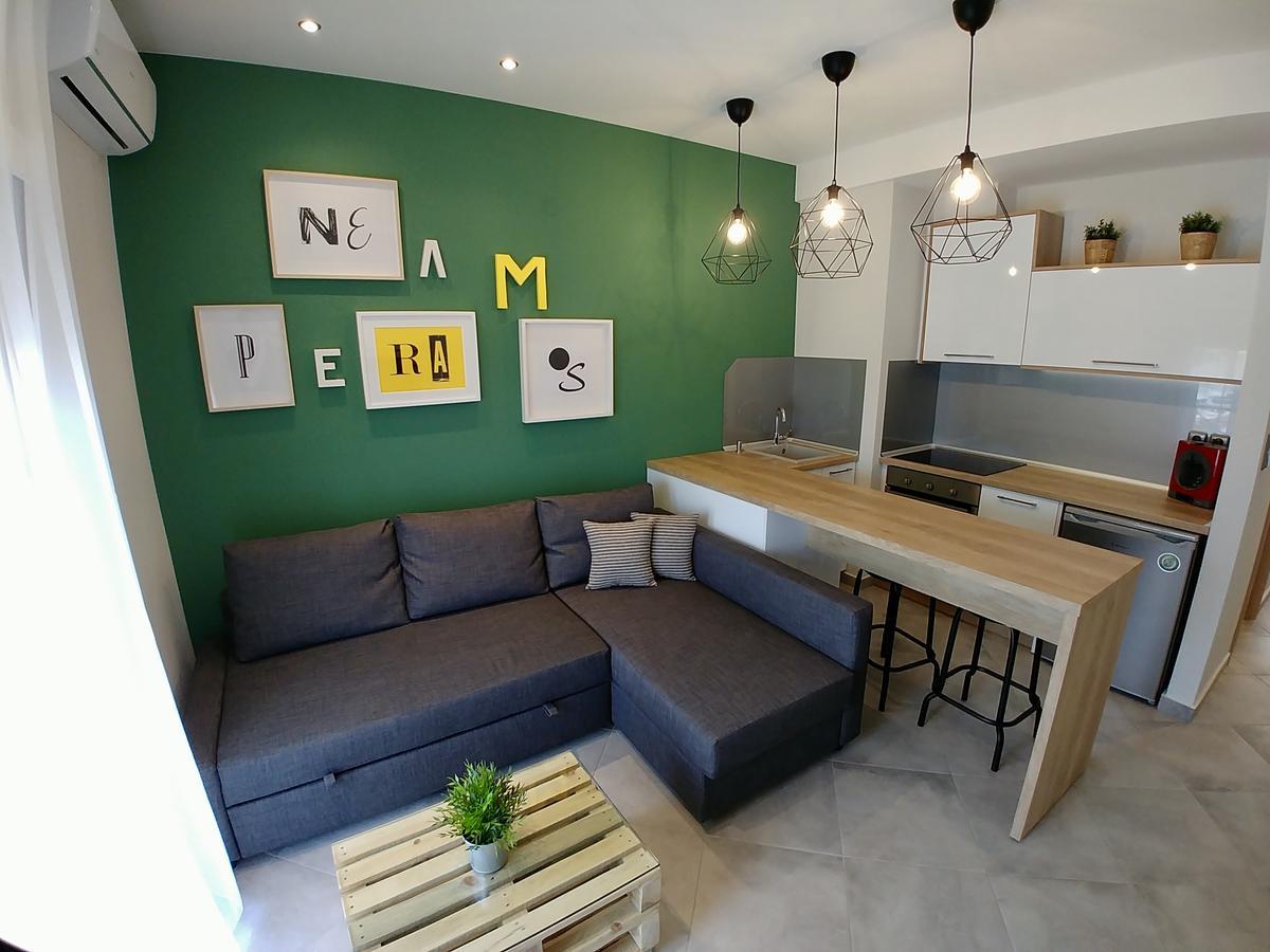 Apartamento 48 Downtown Lofts Néa Péramos Exterior foto